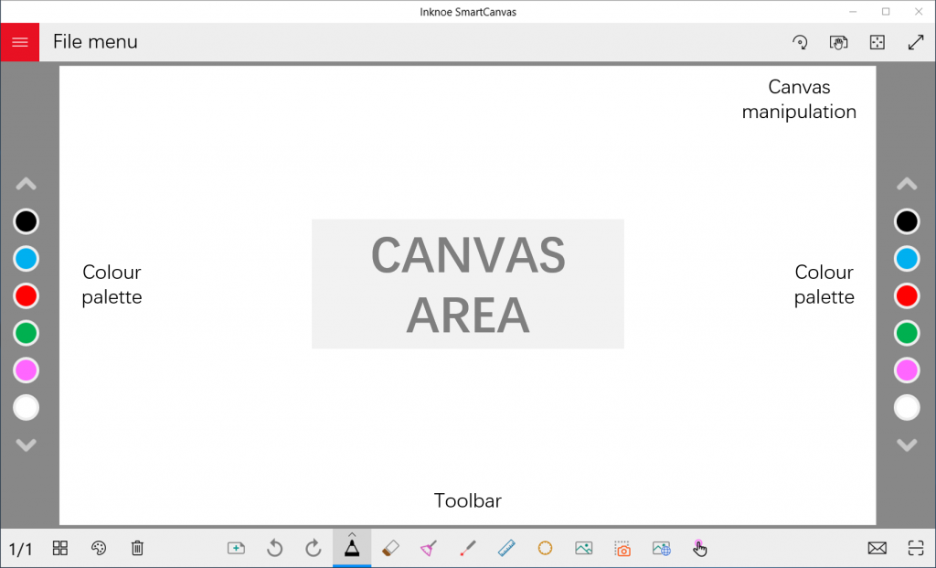SmartCanvas interface