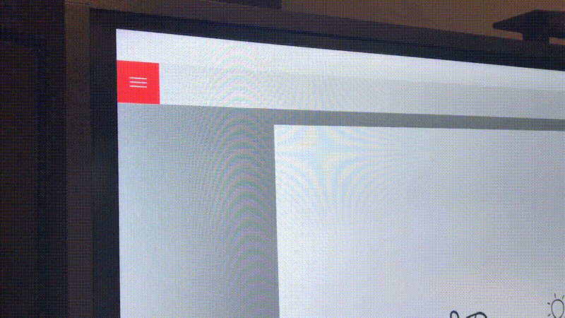 gif illustration of SmartCanvas QR scan sharing feature