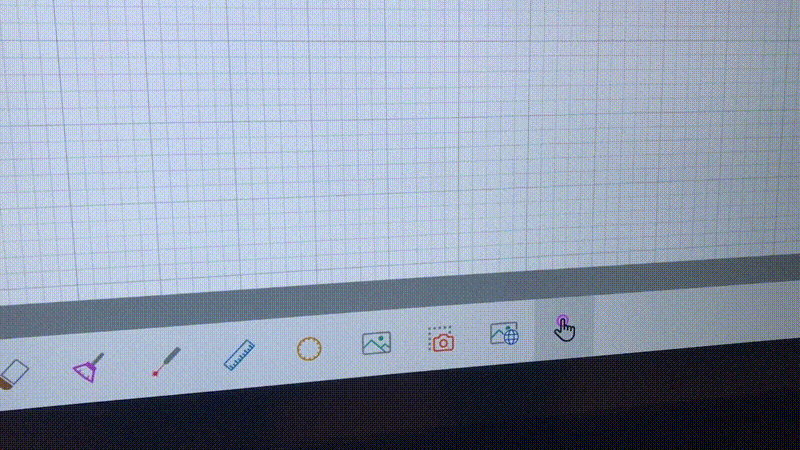 gif illustration of SmartCanvas screen capture feature